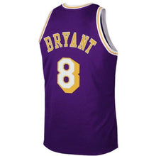 Load image into Gallery viewer, Los Angeles Lakers #8 Kobe Bryant Purple 1997 Authentic Hardwood Classics Road Jersey