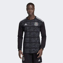 Load image into Gallery viewer, MEN ADIDAS MEXICO HOME JERSEY BLACK / WHITE LONG SLEEVES