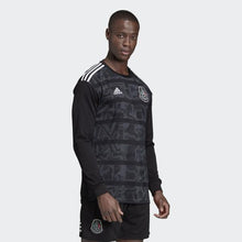 Load image into Gallery viewer, MEN ADIDAS MEXICO HOME JERSEY BLACK / WHITE LONG SLEEVES