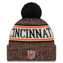 Load image into Gallery viewer, Cincinnati Bengals New Era 2019 Cold Weather Knit Hat – Orange