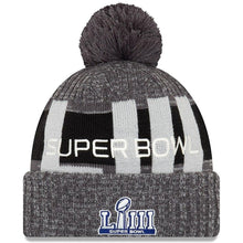Load image into Gallery viewer, Los Angeles Rams New Era Heather Gray Super Bowl LIII Bound Marled Knit Hat