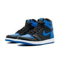 Load image into Gallery viewer, Men's Jordan 1 Retro High OG Basketball Shoes - Blue Black