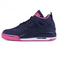 Load image into Gallery viewer, Men's Jordan 4 GS Basketball Shoes - Denim Violet