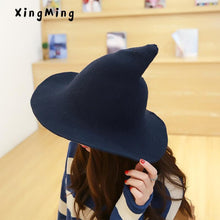 Load image into Gallery viewer, Along the sheep wool cap knitting fisherman hat