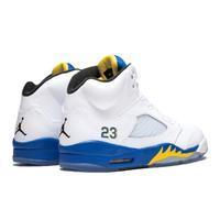 Load image into Gallery viewer, Men's Jordan 5 Retro Laney Basketball Shoes - White