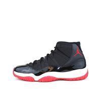 Load image into Gallery viewer, Men's Jordan 11 Retro Basketball Shoes - Black Red