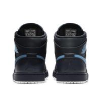 Load image into Gallery viewer, Men's Jordan 1 Mid Basketball Shoes - Black Blue