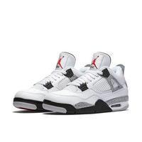 Load image into Gallery viewer, Men's Jordan 4 Basketball Shoes - White