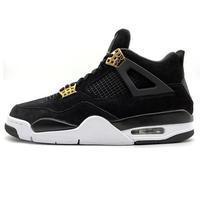 Load image into Gallery viewer, Men's Jordan 4 Luxury Basketball Shoes - Black