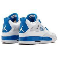 Load image into Gallery viewer, Men's Jordan 4 Retro Basketball Shoes - White Blue
