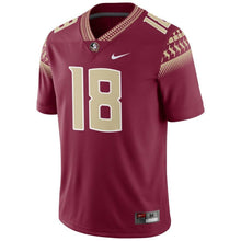 Load image into Gallery viewer, #18 Florida State Seminoles Football Game Jersey – Garnet