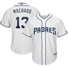 Load image into Gallery viewer, Manny Machado San Diego Padres Majestic Jersey – White