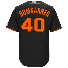 Load image into Gallery viewer, Madison Bumgarner San Francisco Giants Majestic Cool Base Player Jersey - Cream
