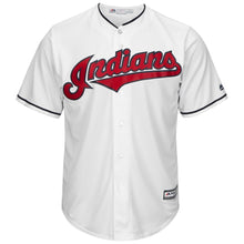 Load image into Gallery viewer, Corey Kluber Cleveland Indians Majestic Cool Base Player Jersey - White