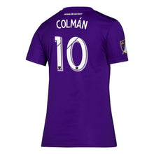 Load image into Gallery viewer, Josué Colmán Orlando City SC Women's 2019 Bring The Noise Player Jersey – Purple