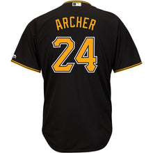 Load image into Gallery viewer, Chris Archer Pittsburgh Pirates Majestic Alternate Official Cool Base Player Jersey – Black