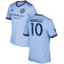 Load image into Gallery viewer, Maximiliano Moralez New York City FC 2017/18 Primary Jersey - Light Blue