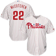 Load image into Gallery viewer, Andrew McCutchen Philadelphia Phillies Majestic Official  Jersey – White/Scarlet