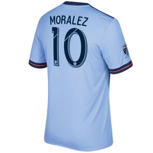 Load image into Gallery viewer, Maximiliano Moralez New York City FC 2017/18 Primary Jersey - Light Blue