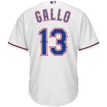 Load image into Gallery viewer, Joey Gallo Texas Rangers Majestic Official Cool Base Player Jersey - White