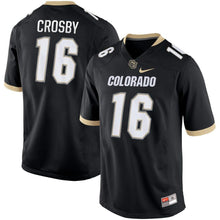 Load image into Gallery viewer, Mason Crosby Colorado Buffaloes Game Jersey – Black