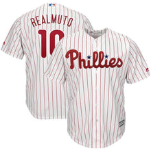Load image into Gallery viewer, JT Realmuto Philadelphia Phillies Majestic Home Cool Base Player Jersey - White