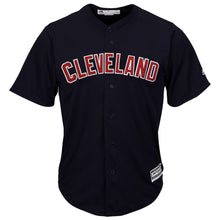 Load image into Gallery viewer, Francisco Lindor Cleveland Indians Majestic Home Big &amp; Tall Cool Base Player Jersey - White