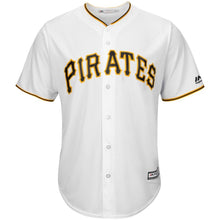 Load image into Gallery viewer, Josh Bell Pittsburgh Pirates Majestic Cool Base Player Replica Jersey – White
