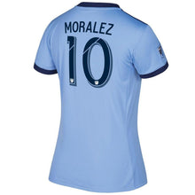 Load image into Gallery viewer, Maximiliano Moralez New York City FC Women's 2017/18 Primary Jersey - Light Blue