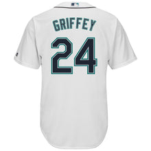 Load image into Gallery viewer, Ken Griffey Jr. Seattle Mariners Majestic Cool Base Player Jersey - White