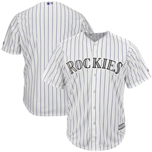 Load image into Gallery viewer, Colorado Rockies Majestic Alternate Official Cool Base Team Replica Jersey - Purple/White