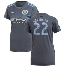 Load image into Gallery viewer, Ronald Matarrita New York City FC Women's 2018 Secondary Player Jersey – Gray