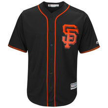 Load image into Gallery viewer, Buster Posey San Francisco Giants Majestic Big &amp; Tall Alternate Cool Base Replica Player Jersey - Black