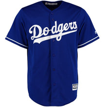 Load image into Gallery viewer, Los Angeles Dodgers Majestic Official Cool Base Alternate Jersey - Royal/White