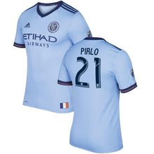 Load image into Gallery viewer, Andrea Pirlo New York City FC 2017 Primary Jersey - Light Blue