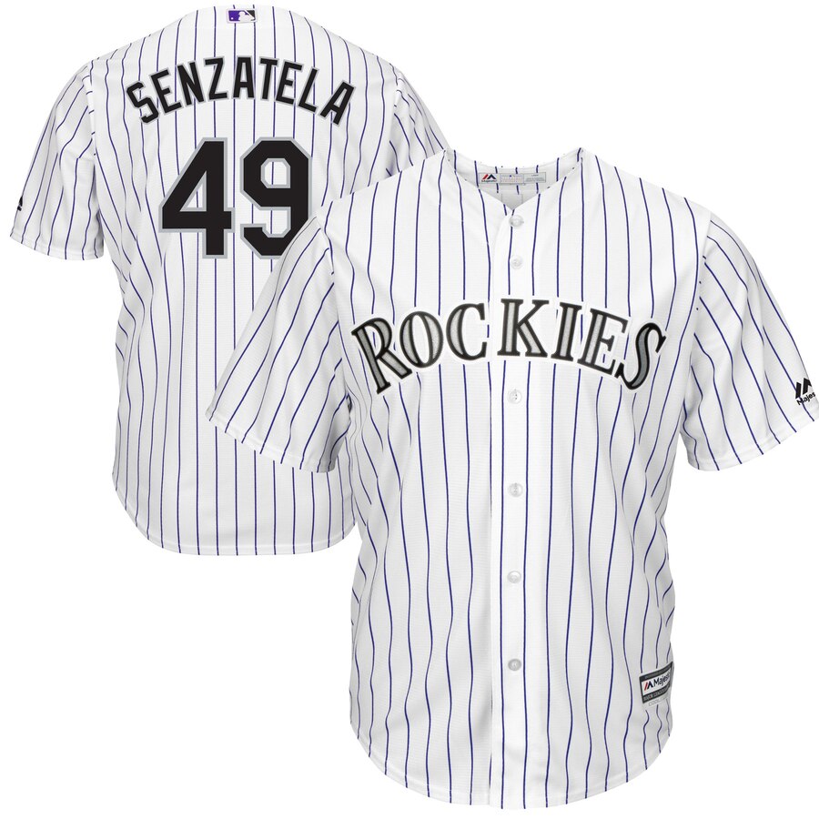 Antonio Senzatela Colorado Rockies Majestic Home Cool Base Player Jersey - White