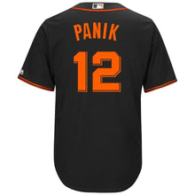 Load image into Gallery viewer, Joe Panik San Francisco Giants Majestic Alternate 2017 Cool Base Player Jersey - Black
