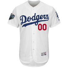 Load image into Gallery viewer, Los Angeles Dodgers  Flex Base Custom Jersey – White