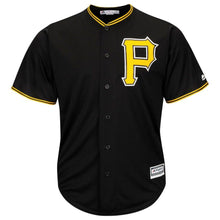 Load image into Gallery viewer, Gregory Polanco Pittsburgh Pirates Majestic Cool Base Player Jersey - Black