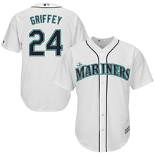 Load image into Gallery viewer, Ken Griffey Jr. Seattle Mariners Majestic Cool Base Player Jersey - White