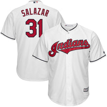 Load image into Gallery viewer, Danny Salazar Cleveland Indians Majestic Home Cool Base Jersey - White