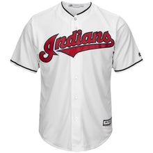 Load image into Gallery viewer, Francisco Lindor Cleveland Indians Majestic Alternate 2019 Cool Base Player Jersey – Scarlet/White