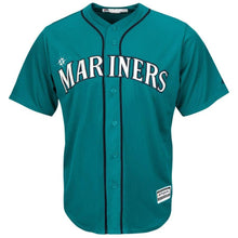 Load image into Gallery viewer, Kyle Seager Seattle Mariners Majestic Cool Base Player Jersey - Northwest Green