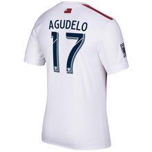 Load image into Gallery viewer, Juan Agudelo New England Revolution 2017/18 Secondary Jersey - Red/White