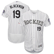 Load image into Gallery viewer, Charlie Blackmon Colorado Rockies Majestic Home Flex Base Collection Player Jersey – White