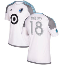 Load image into Gallery viewer, Kevin Molino Minnesota United FC 2017/18 Secondary Jersey - White