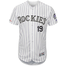 Load image into Gallery viewer, Charlie Blackmon Colorado Rockies Majestic Home Flex Base Collection Player Jersey – White