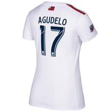 Load image into Gallery viewer, Juan Agudelo New England Revolution Women's 2017/18 Secondary Jersey - Red/White