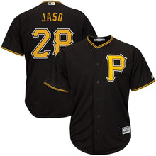 Load image into Gallery viewer, Jon Jaso Pittsburgh Pirates Majestic Alternate Cool Base Player Jersey - Black