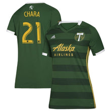 Load image into Gallery viewer, Diego Chara Portland Timbers Women's 2019 Primary Player Jersey – Green